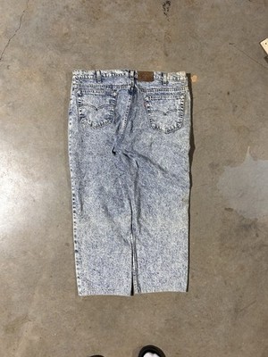 VTG 80 s Levis 540 Acid wash Regular Fit Denim Jeans Size 38x30