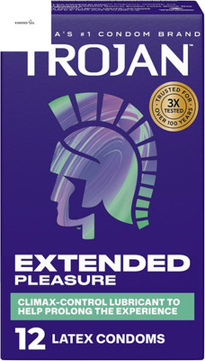 Extended Pleasure Condoms, Condoms, 12 Count