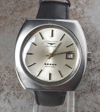 Longines Admiral Uomo Automatico Datario Acciaio Inox Argento Ref 8068065
