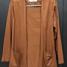 Vintage Christian Dior Beige V-Neck Cardigan