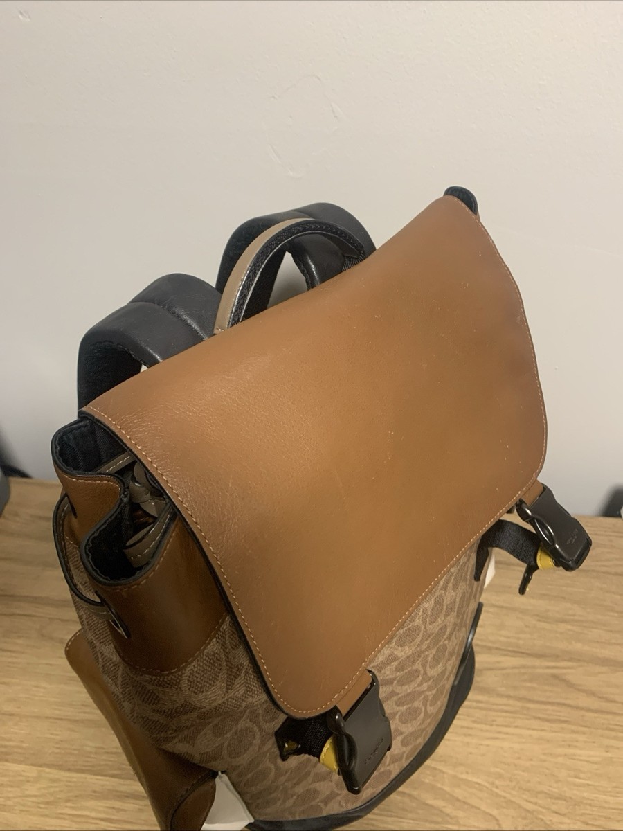 COACH Rivington Backpack In Signature Canvass With COACH  display picture 3