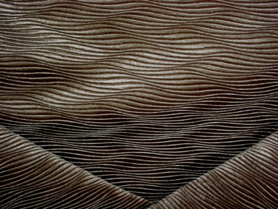 7Y Clarke & Clarke F0467 Tempo Silvery Grey Plisse Velvet Upholstery Fabric