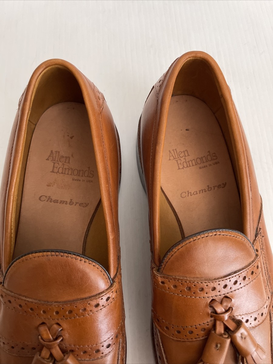 Allen Edmonds Chambrey Tassel Wingtip Slip On Dress Shoes  display picture 3