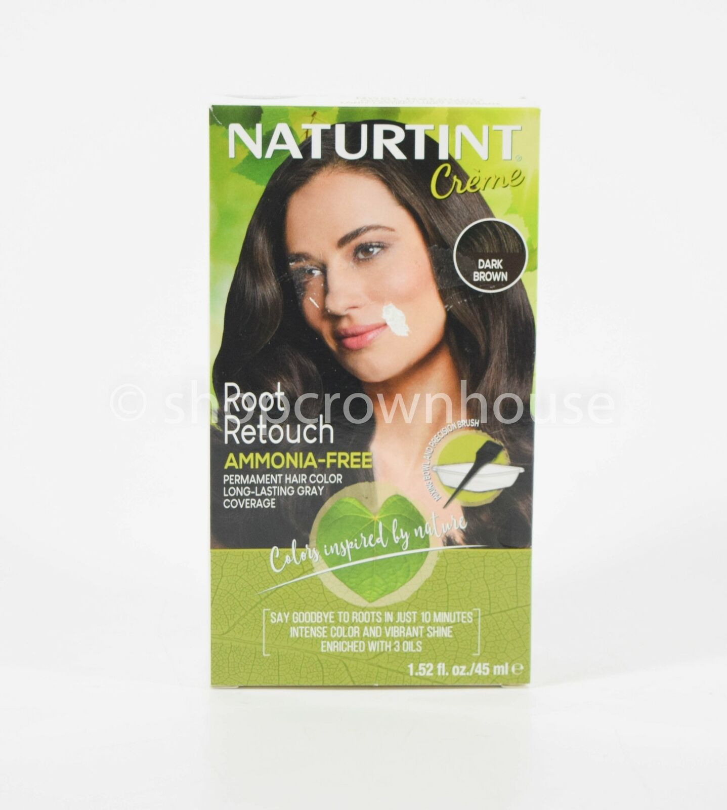 Naturtint Creme Root Retouch Ammonia Free Permament Hair Color DARK BROWN
