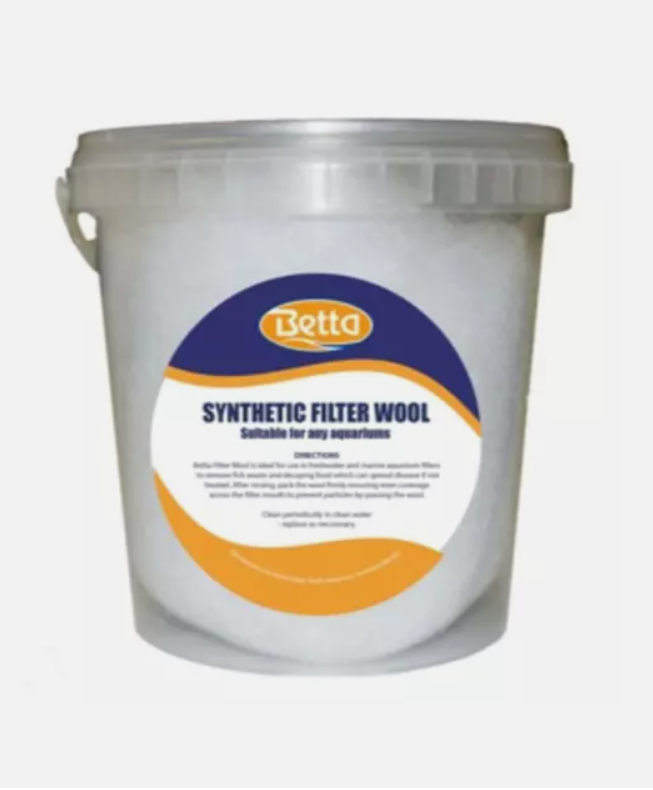 BETTA SYNTHETIC FILTER WOOL SUITABLE FOR ANY AQUARIUM - 1 LITRE - FD004 #EC