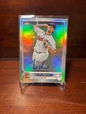 2022 Topps Chrome - Veteran Autographs Zach Plesac #CVA-ZP Refractor /499 