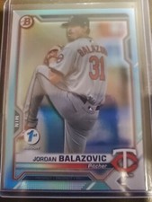 2021 Bowman Baseball First 1st Edition Sky Blue Foil #61 Jordan Balazovic