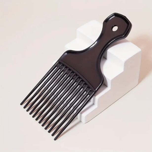 Afro Hair Lift Comb Pick Pik Wide Tooth Pocket Brush