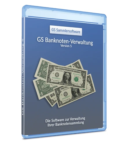 GS Banknoten-Verwaltung 5 - Software zur Verwaltung Ihrern Sammlung