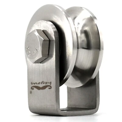 HEYOUS U Cable Rollers Steel Pulley Wire Rope Cable Pulley Wheel Pulleys for Rope