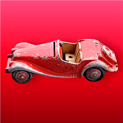 DINKY TOYS 108 * MG MIDGET SPORTS * 1:43 * CREME / RED