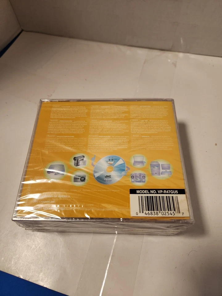 JVC DVD+R 120 Minute 4.7 GB Single Sided Recordable Disc For Video/Data 5-PK BNS - Image 2 of 4