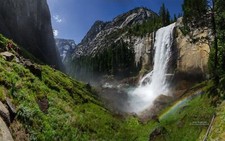 Landscape nature waterfall Custom Gaming Mat Desk