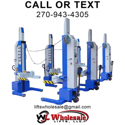 New Mobile Single Column Lifts (6-Columns) 78,000 lb MSC-13K-B-678