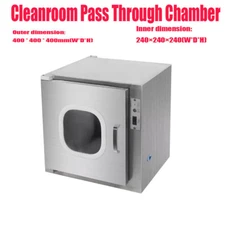 Clean Room Transfer Window Stainless Steel Double Layer Dynamic Pass Through Box