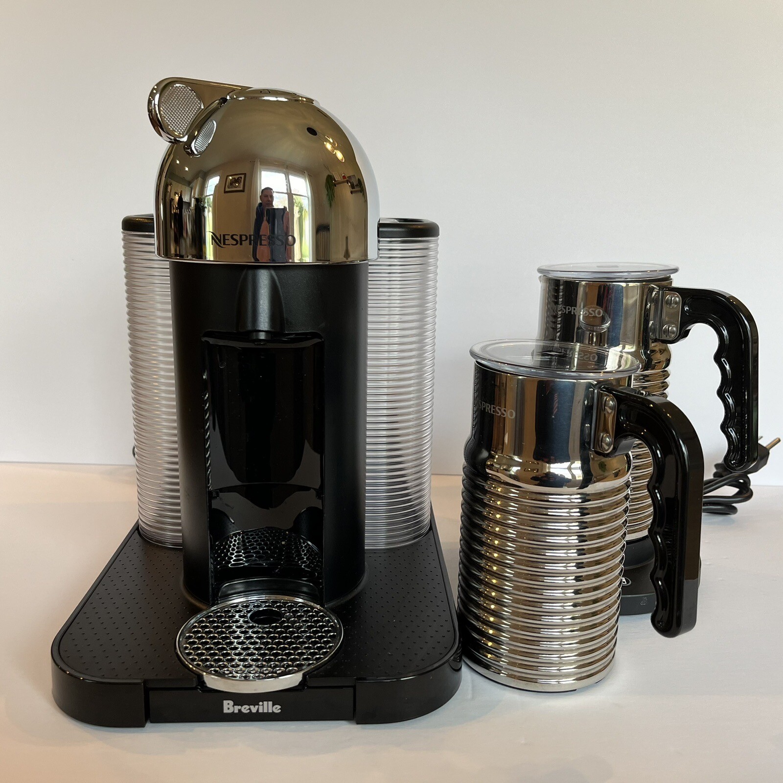 Breville Nespresso Vertuo Coffee and Espresso Machine BNV220 w/ 2 Frothers 4192 eBay