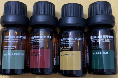 Elevation Terps Energy Pack (D-Limonene, Humulene, A-Pinene, Orange Oil) NEW
