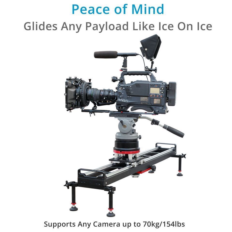 Slider Vidéo/cinéma Proaim Flyking 4ft - Monture Mitchell, Capacité 70kg (neuf, Aluminium)