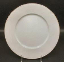 Set of of 4 DANSK TAPESTRIES BROCADE GOLD SALAD PLATES - Mint