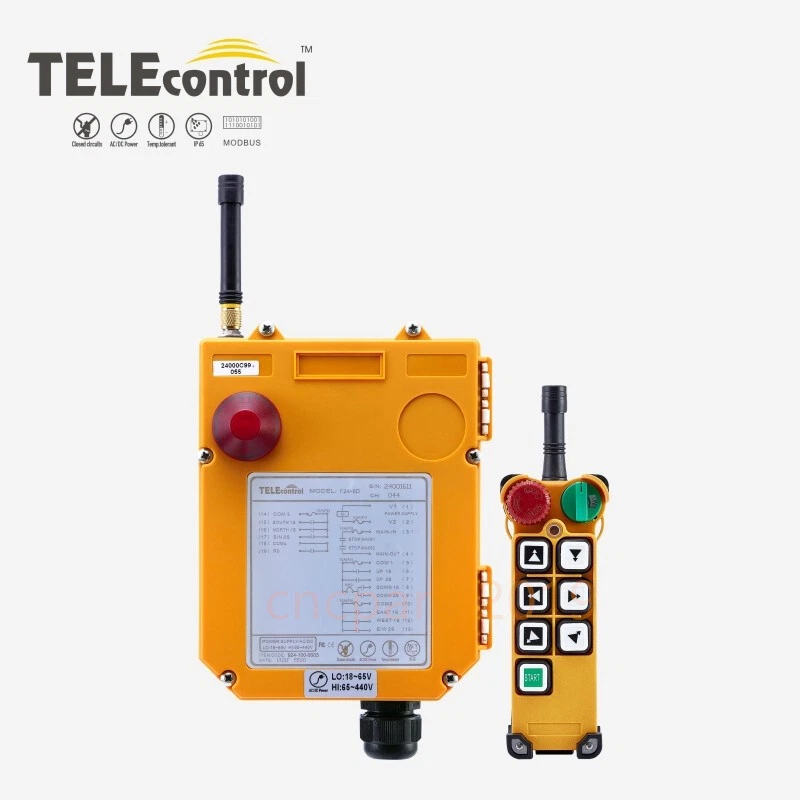 Industrial Remote Control F24-6D GT-LD06 Hoist Crane Lift Button Switch Truck - Image 2 of 4