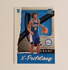 Tyrese Maxey 2020-21 Panini Donruss - Great X-Pectations #21 76ers NBA Rookie RC
