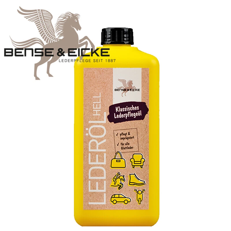 B & E Lederöl hell 500 ml Lederpflege für Leder Trensen Geschirr