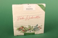 "Servietten \"Frohe Weihnachten\" Fasana 33X33 Napkins Christmas Xmas Tischdeko"