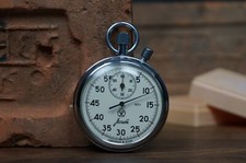 Vintage Stopwatch, Soviet Stopwatch Agat, Mechanical Stopwatch, USSR chronometer