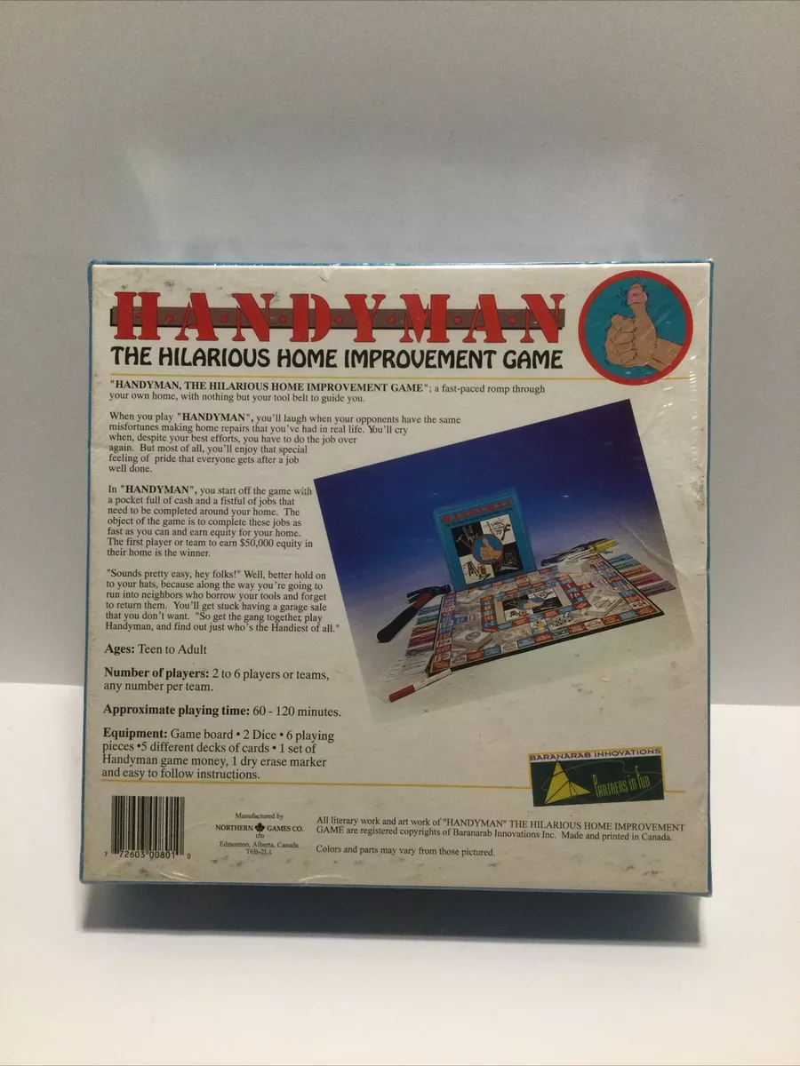 Handyman The Hilarious Home Improvement BOARD GAME Northern Games New Sealed