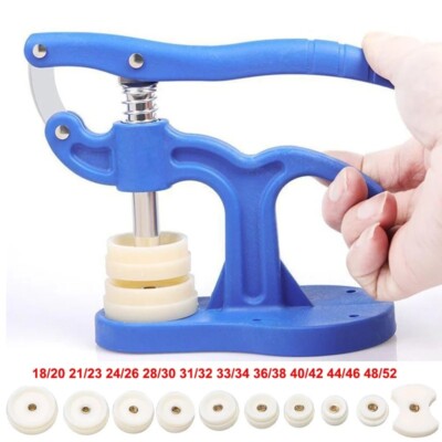 Watchmaker Tool Watch Press Set Back Case Closer Crystal Glass Fitting 18 - 50mm