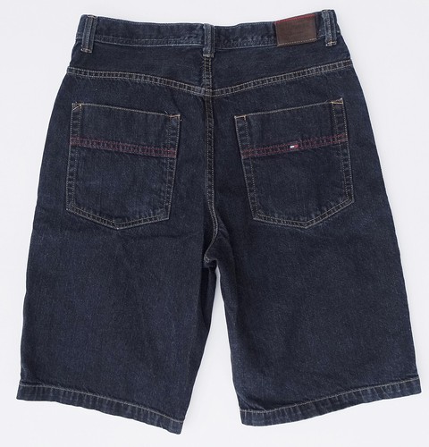 Tommy Hilfiger Vtg Red Label Shorts Men's 34 Denim Jean Baggy Loose Fit Y2K - Picture 2 of 7