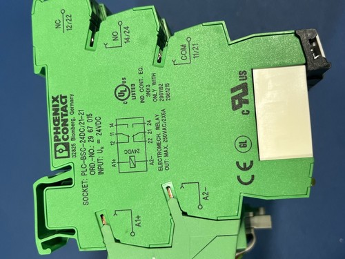 PHOENIX CONTACT PLC-BSC-24VDC/21 2961215 24V LOT OF 8 RELAYS - Picture 2 of 4