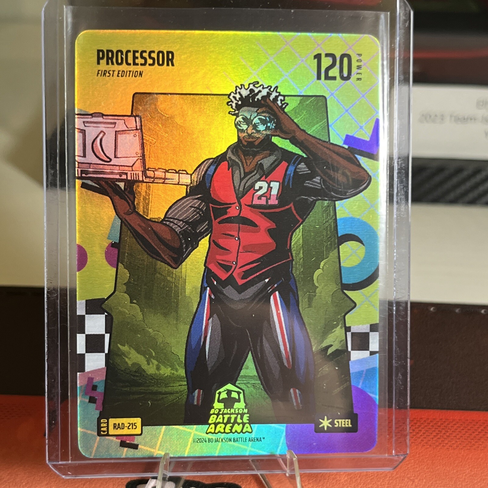 Joel Embiid Processor Bo Jackson Battle Arena 80s Rad Battlefoil steel