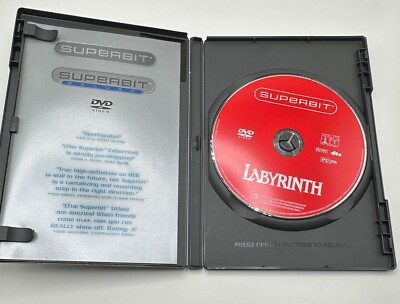 Labyrinth  - DVD - Superbit  - 2003 - Rare OOP - w/Insert
