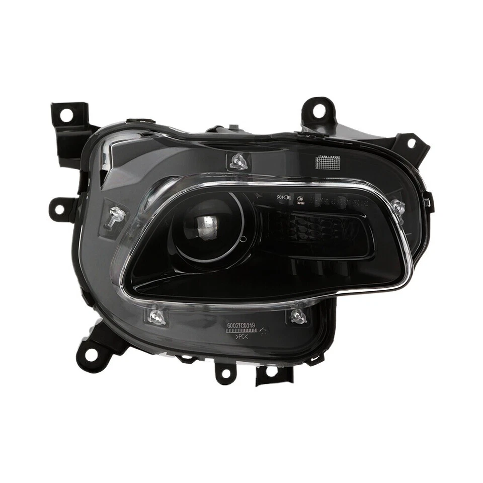 HID/Xenon Headlight For 2014-2018 Jeep Cherokee w/o Bulb Black Left+Right Pair Foto 3 de 4