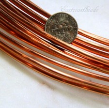 Round Coppe Wire, 10 Gauge, Dead Soft, Copper Jewelry Wire, 5 Feet, 33