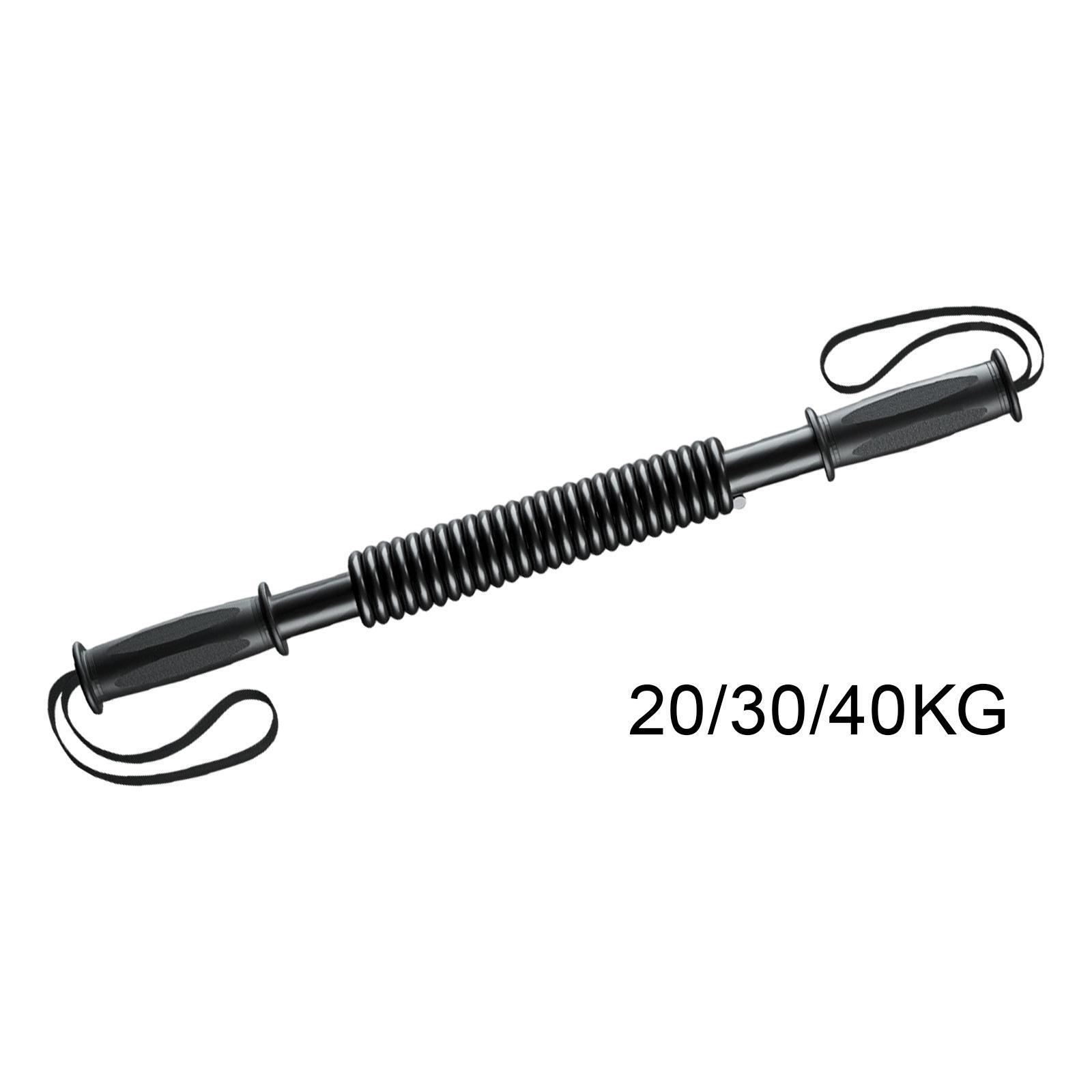 Spring Power Twister Bar Heavy Duty Chest Expander Upper Body Exercise