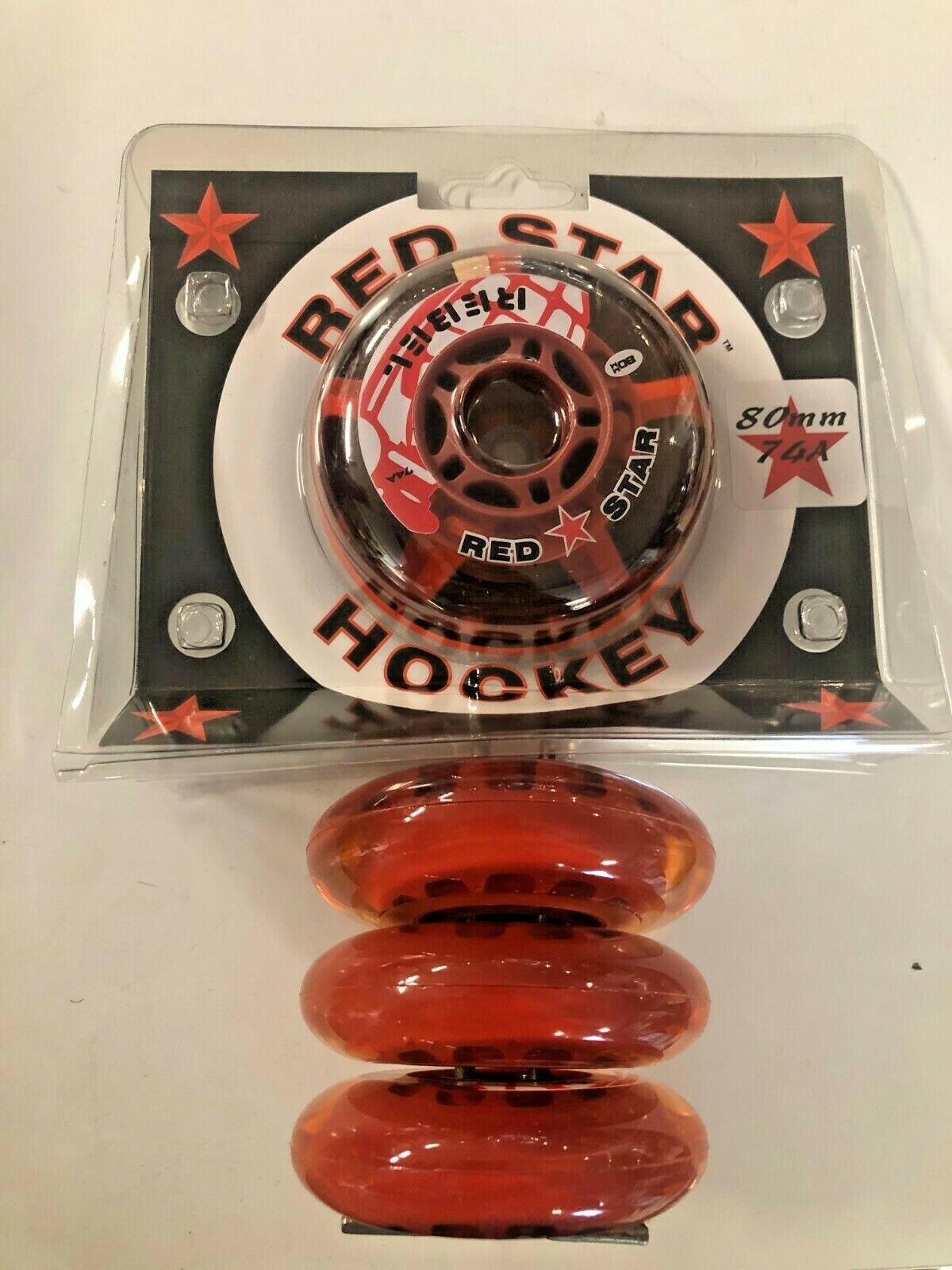 Red Star Rebel Indoor Rollerblade Wheels! Roller Blade Inline 59mm 68mm