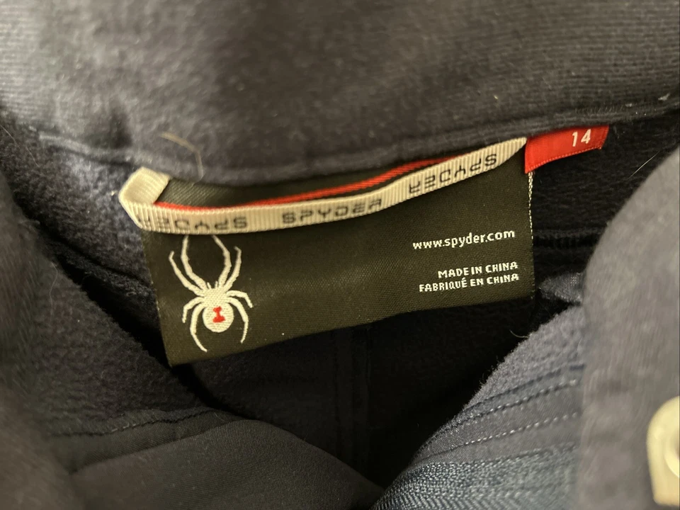 Pantalones Spyder Posh Azul Aqua Niños Niñas 14 Esquí Nieve Snowboard Jóvenes Foto 3 de 4