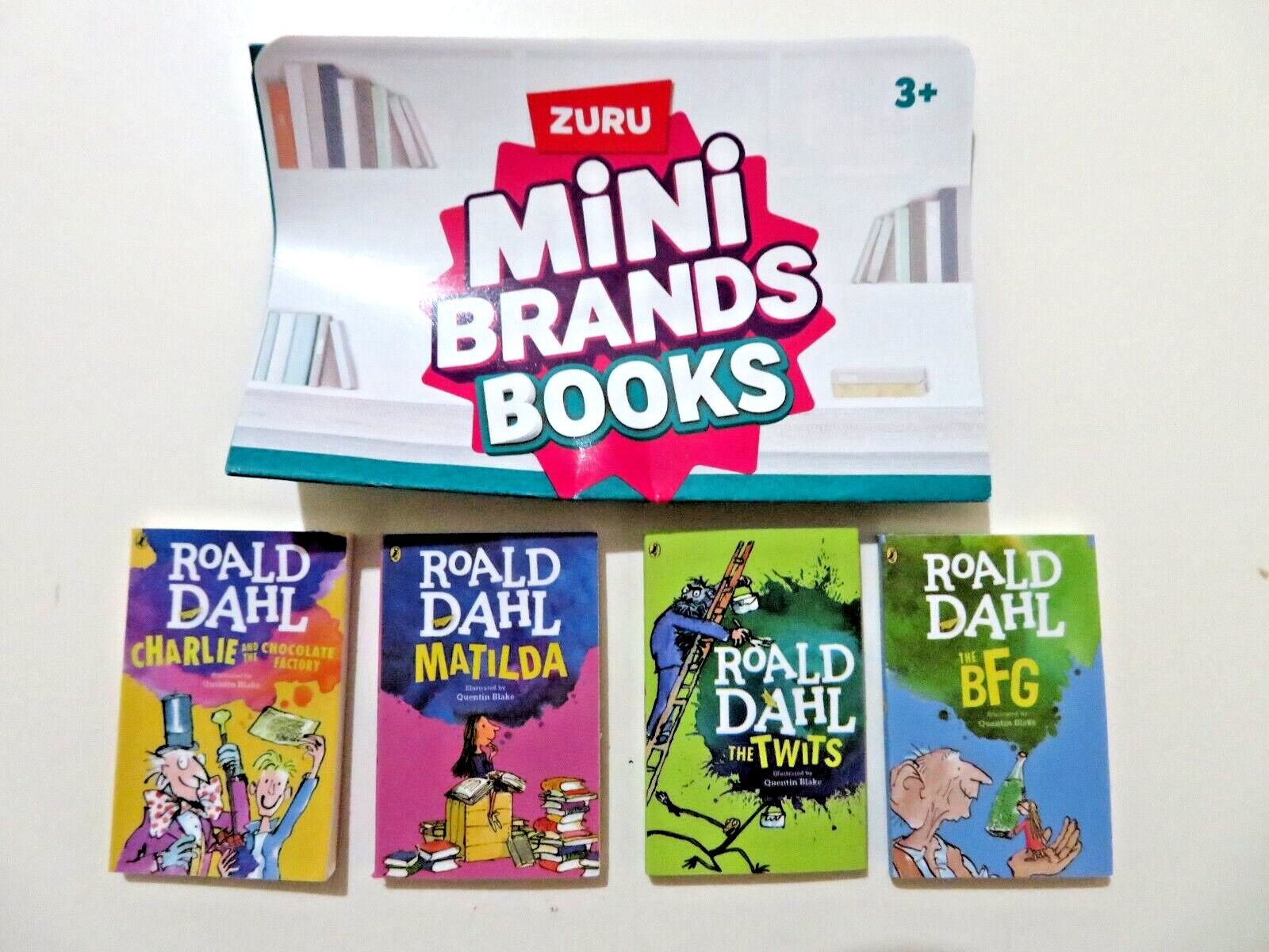 ZURU 5 Surprise Mini Brands BOOKS ROALD DAHL Set of 4