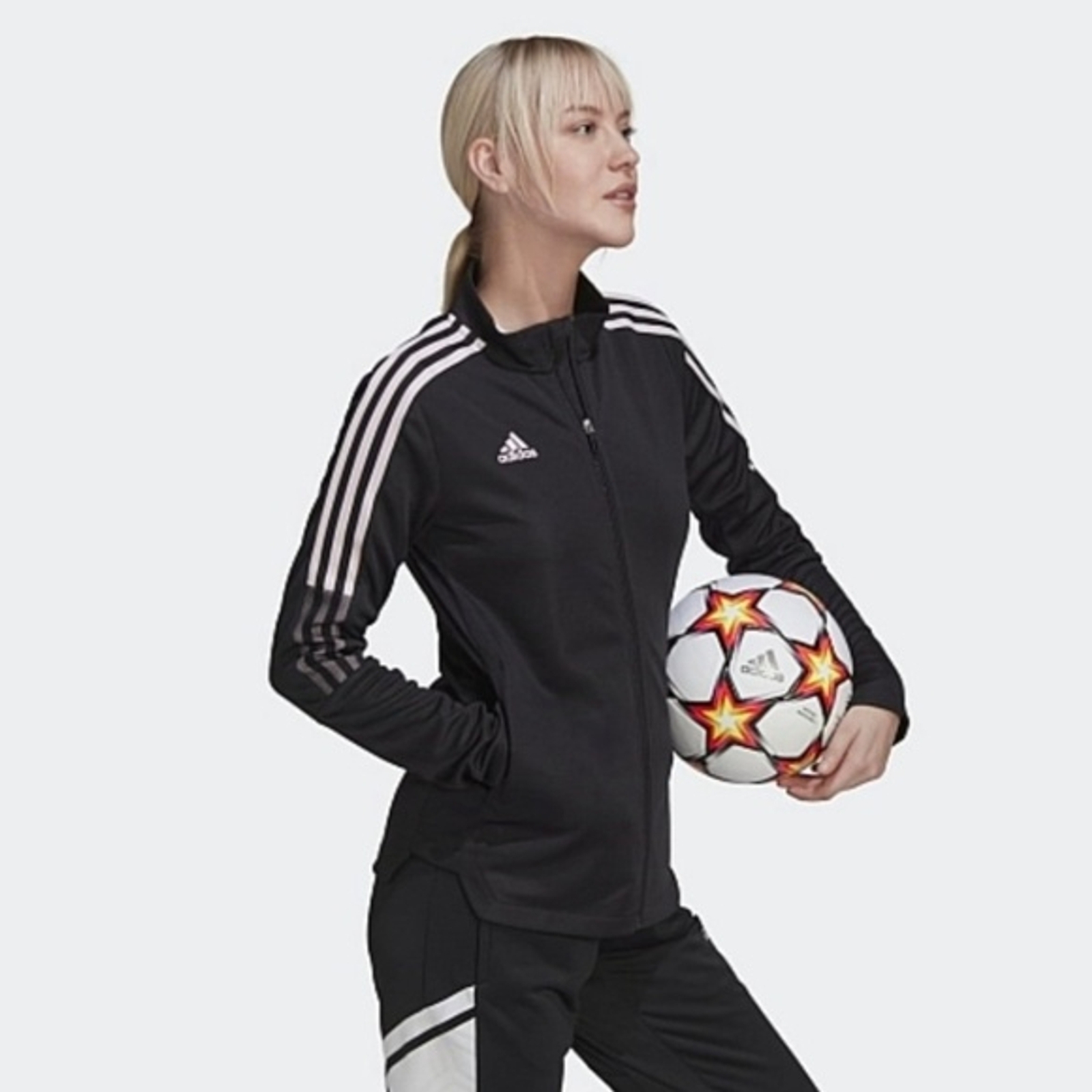 Adidas Tiro 21 Track Jacket Black / Pink Women's XS