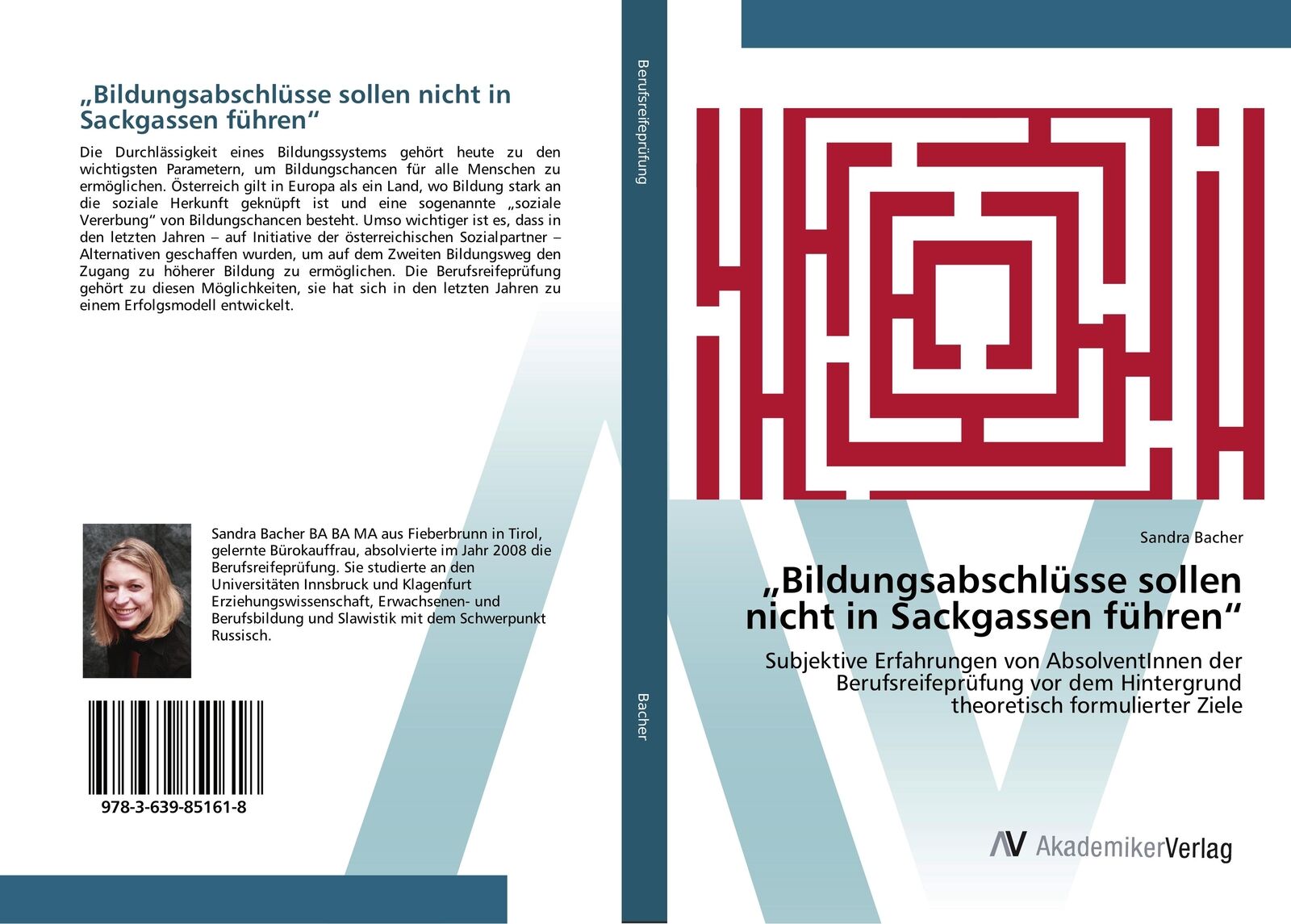 Thumbnail - ¿bildungsabschlüsse Sollen Nicht In Sackgassen Führen¿ | Buch |