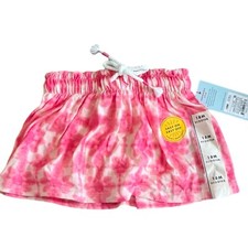 Cat  Jack Toddler Girls 18 Month Skort Scooter Drawstring Pink Tie Dye Floral