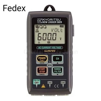 KYORITSU KEW5020 Data Logger for Current/Voltage Recording  From Japan Fedex