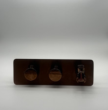 Concealed Thermostatic Shower Mixer Valve 2 Way Hand Shower Brushed Copper WRAS