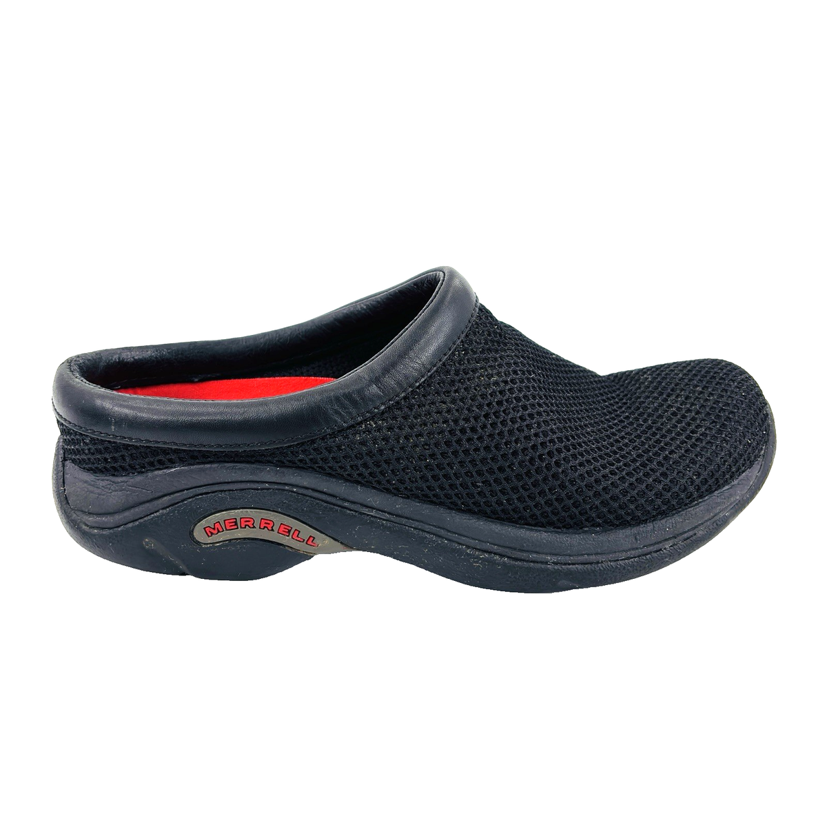 Womens 7.5 Merrell Black Encore Groove Breeze Mesh Slip On  display picture 2