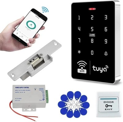 WiFi Tuya APP Access Control System Waterproof Kits RFID Keypad Controller 125KH