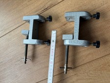 Lehrmittel Physik DDR 2 Tischklemmen für 13 mm Stativstangen