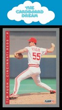 Tim Pugh 1993 Fleer #40 RC Rookie Cincinnati Reds Baseball Card. rookie card picture