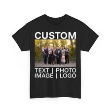 Personalized Custom T-shirt Printing With Your Photo, Text, Logo, Anything New